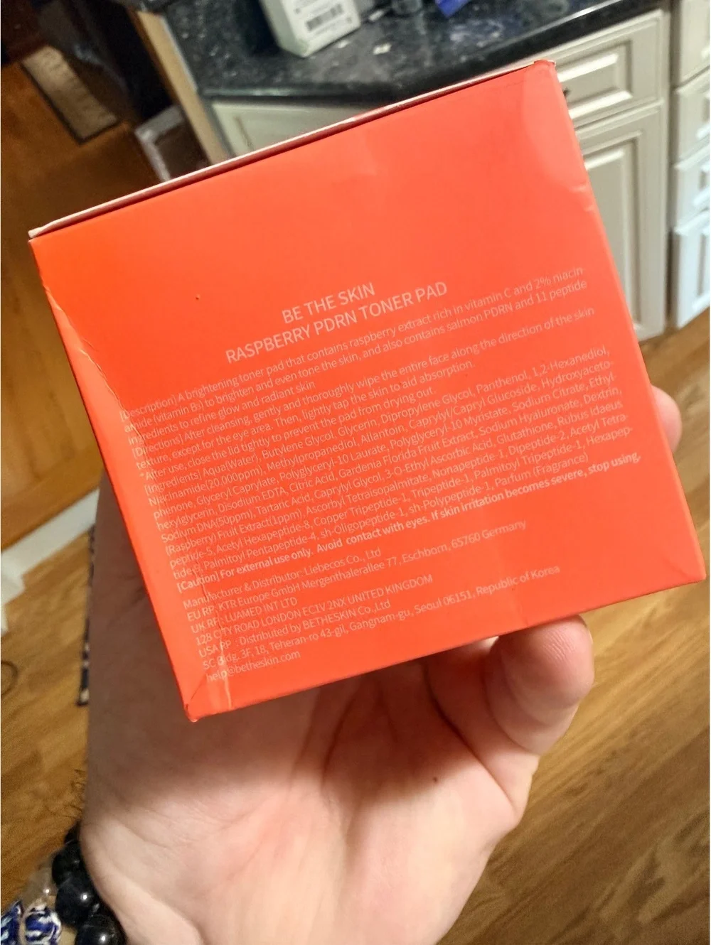 BE THE SKIN Vita Vita Raspberry PDRN Toner Pad 60 Pads 120ml